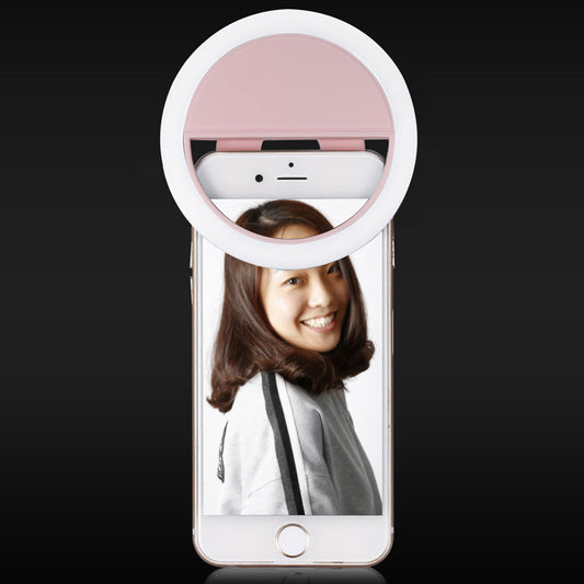 RK12 USB Rechargeable Mobile Selfie Fill Light – Brighten Every Moment!